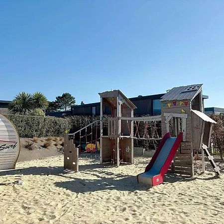 Tiny House Bois Avec Terrasse, Piscine, Wifi, Animaux Admis, Parking - 200m De La - Fr-1-361a-88 * Jullouville-les-Pins