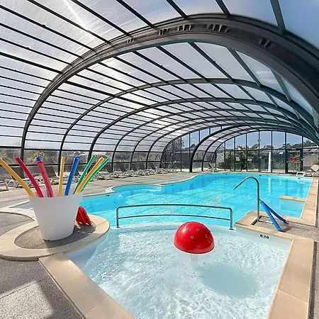 Tiny House Bois Avec Terrasse, Piscine, Wifi, Animaux Admis, Parking - 200m De La - Fr-1-361a-88 Dom wakacyjny Jullouville-les-Pins