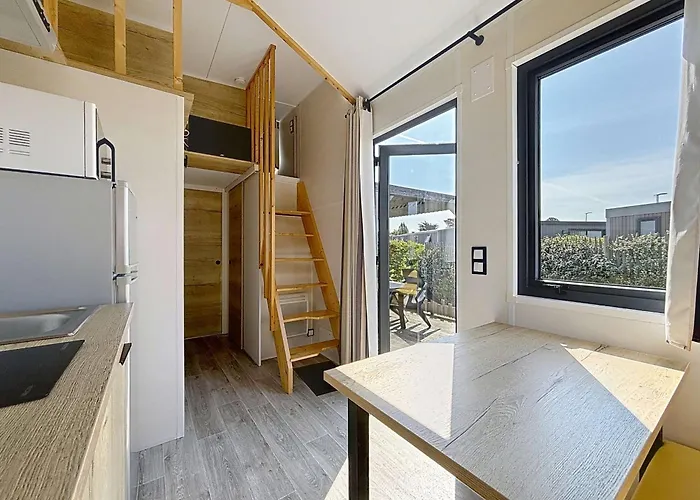Tiny House Bois Avec Terrasse, Piscine, Wifi, Animaux Admis, Parking - 200m De La - Fr-1-361a-88